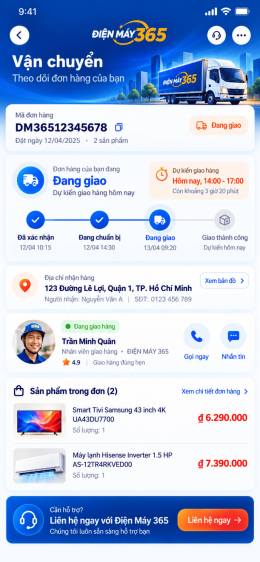 App siêu thị điện máy